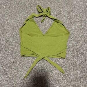 PacSun green halter top